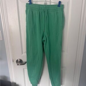 Green H&M sweat Pants